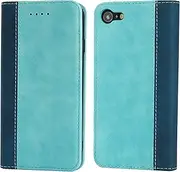 Cavor for iPhone SE 2020/ SE 2022 Case,iPhone 7/ iPhone 8 Case,Premium Leather Folio Flip Wallet Case Cover Magnetic Closure Book Design with Kickstand Feature & Card Slots(4.7")-Sky Blue