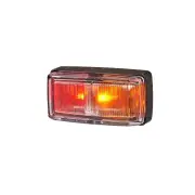 Narva 9-33V LED Side Marker - Red/Amber Black Base Integrated Deutsch Connector
