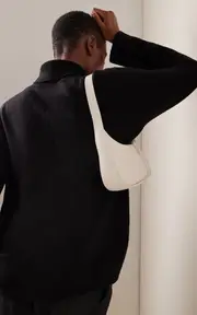 [The Row] Half Moon Leather Bag