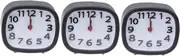 Zerodeko Pcs Elegant Black Alarm Clock Simple Square Shape Desktop Luminous Hands for Boys and Girls Adults