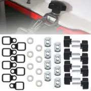 Hardtop Screws Nut With Pull Buckle Kit Tie Down Anchors for Jeep JK JL