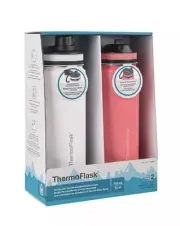 ThermoFlask Double Wall Vacuum Insulated Stainless Steel Water Bottles 710ml