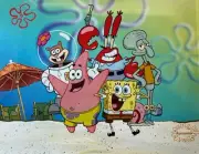 Nickelodeon SPONGEBOB SQUAREPANTS Animation Art Sericel Cel Patrick Squidward