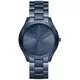 MICHAEL KORS MK3419 手錶 42mm 金屬藍錶框 鋼錶帶 女錶