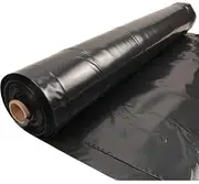 Rocky Mountain Goods 4 Mil Black Plastic Sheeting (6 FT X 100 FT) - Roll of Heavy Duty Thick Plastic for Gardening, Weeds, Yard, Landscaping, Barrier, Under House - Multi Use Polyethylene