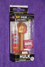 MARVEL Amazon COLLECTOR CORPS EXCLUSIVE POP HULK PEZ DISPENSER LIMITED EDITION