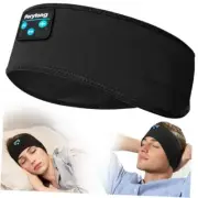 Sleep Headphones, Sports Headband Bluetooth Headphones, Wireless DeepBlack