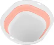 Outanaya Folding Washbasin Portable Face Washing Basin Compact and Multifunctional Home Use Craftsmanship Space Saving Design Easy to Drain and Store for Travel