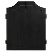 Dart Board Cabinet QUALITY Black Solid Wood Dart Board Cabinet