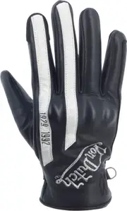[Von Dutch] Von Dutch X Helstons Hawk Motorcycle Gloves, black-white, Size L for Men Black White