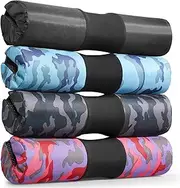 MODY RODY Non Slip Olympic Barbell Pad for Squats Workout Hip Thrust Pad with Handle Attached Barbell Pad Camo Used for Adults to Protect Neck in Gym Training