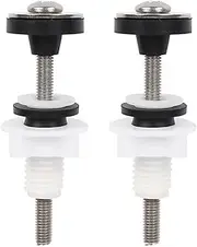 2PCS Toilet Tank Bolts WC Toilet Tank Screws Fixing Fitting Sealing Kit Close Coupling Bolts Sealing Ring Bathroom Accessories Hand Tool Accessories