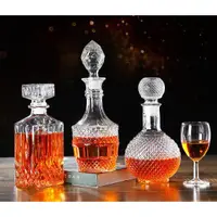 在飛比找蝦皮購物優惠-#新品上架#創意玻璃酒瓶紅酒瓶xo威士卡 裝飾小酒瓶葡萄洋酒