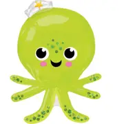 Under The Sea Silly Octopus SuperShape Foil Balloon