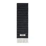 [Jacquemus] Jacquemus-Blue Alpaca L Echarpe Rayures Scarf-Uomo OS OS