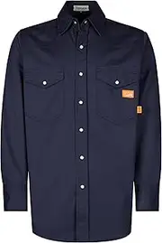 [Titicaca] FR Shirt Flame Resistant Work Shirt 88% Cotton/12% Nylon Welding Shirt