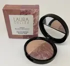 Laura Geller Baked Blush N Brighten Highlight Ethereal Rose Sateen Subtle Berry