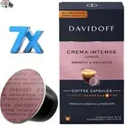 DAVIDOFF CREMA INTENSE Coffee Capsules 7 x Packs (70 Pods) Nespresso Compatible