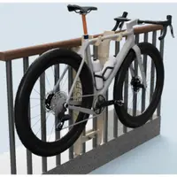 在飛比找蝦皮商城精選優惠-膠合木板欄杆固定式自行車收納架 歐洲製單車掛架 自行車車架 