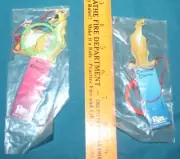 RAX Restaurant 1986 Bookmarks Chattering Cheetah Kindly Kangaroo - kids meal toy