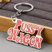 Pussy Wagon Featured Kill Bill Enamel & Metal Key Chain / Ring FREE POST