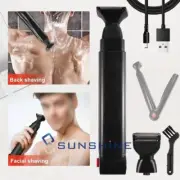 Men's Electric Shaver Trimmer Back Razor Rechargeable Hair Beard Shaving Machine