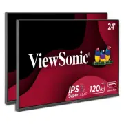 ViewSonic VA2456A-MHD_H2 Dual Monitor Pack Head-Only 1080p IPS Frameless