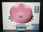 Brookstone 3-in-1 Smart Robotic Floor Cleaner- Hard Surfaces- NEW Unopened Pink