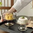 Transparent Pudding Cup 220ml Desserts Goblet Ice Cream Cup Salads Fruits