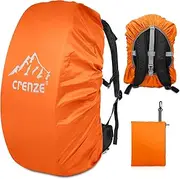 Crenze Rain Cover for Backpacks, 15-90L Waterproof Rain Cover Backpack Cover for Hiking, Camping, Cycling, Travel and School Bags