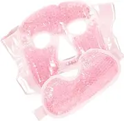 Happyyami 1 Set Beauty Mask Face Hot Eye Cooling Eye Skincare Cream Ginseng Lip Eye for Puffy Eyes Masks Cold Facial Mask Ice Pouch Ice Bag Heated Eye Mask Gel Mask Filler Gel Pink