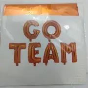 Go Team Inflatable Balloons Gold Kit