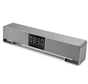 Wireless Music Metal Desktop Clock V4.2 Bluetooth Loudspeakers