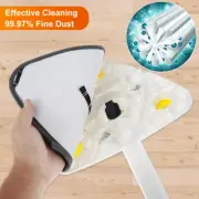 3Pcs Triangle Mop Replacement Pads Microfiber Mop Replacement Heads for leYgK