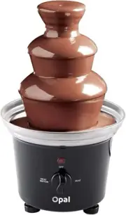 Large Size Stainless Steel Chocolate Fountain Fondue Set Electric 3-Tier Machine