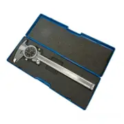0-6 inch Shock Proof Dial Caliper .001" Graduation, Black Face, Stainless Steel