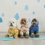 寵物雨衣狗狗雨衣韓國寵物狗狗防水全包雨衣雨披 中型小型犬四腳連帽泰迪比熊跨境MOOPS