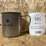 Snow Peak 60Th Anniversary Titanium Single Mug Asterisk 300Ml Made In Japan