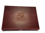 Bar Set The BUONICONTI FUND Flask Shot Glass Set Wooden Box Miami Project