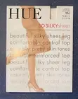 HUE SO SILKY SHEER Pantyhose CONTROL TOP Size 3 CREAM Color Y2K New NOS