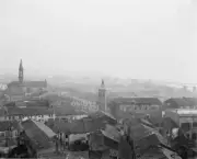 Town Of In Comacchio In Northern Italy 1949 Old Photo