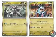 Dialga Palkia - Surging Sparks – Holo Rare Legendary Dragon Type Pokemon Card Lot – 135/191 – 136/191