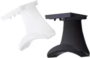 KONTONTY 2Pcs Wall Mount Headphone Hook Adhesive Under Desk Headset Hangers for Game Storage Easy Installation Headphone Rack Present