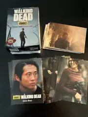 2016 Walking Dead S4 Part 2 Mini Master Set - Base Set /wrapper + 3 Chase Sets