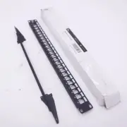 True Cable Cat6a/6/5e Tool-Less 24 Port 1U Shielded Patch Panel