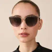 在飛比找蝦皮商城優惠-Bvlgari 6118 寶格麗品牌太陽眼鏡｜時尚高雅貓眼墨