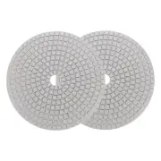2pcs 7-Inch 3000 Grits Diamond Polishing Pad Wet/Dry for Stone Concrete