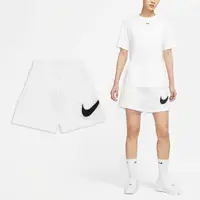在飛比找momo購物網優惠-【NIKE 耐吉】高腰短褲 NSW Essential 白 