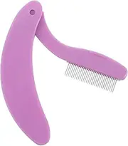 Minkissy Stainless Steel Brow Comb Eyelash Separator Tool Portable Lash Brow Grooming for Women Men