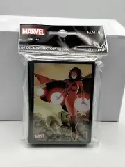Marvel Scarlet Witch Deck Protector Matte Sleeves Pack of 65 Ultra Pro
